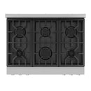 Gordon Ramsay by Thor Kitchen 3-Piece Appliance Package - 36-Inch Gas Range with Tilt Panel, 36-Inch Refrigerator, and Dishwasher in Stainless Steel