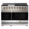 Thor Kitchen Gordon Ramsay Series 48-Inch Professional Gas Range with Double Oven in Stainless Steel with Bronze Trim (RSG48E-BRZ)