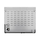 Gordon Ramsay by Thor Kitchen 4-Piece Appliance Package -  48-Inch Propane Gas Range, Wall Mount Range Hood, 36-Inch French Door Refrigerator, and Dishwasher in Stainless Steel with Black Trim