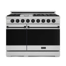 Gordon Ramsay by Thor Kitchen 48-Inch Professional Natural Gas Range with 6.8 Cu. Ft. Double Oven in Stainless Steel with Black Trim (RSG48E-BLK)