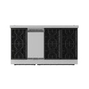 Gordon Ramsay by Thor Kitchen 3-Piece Appliance Package - 48-Inch Gas Range with Double Oven, 36-Inch Refrigerator, and Dishwasher in Stainless Steel with Black Trim