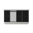 Gordon Ramsay by Thor Kitchen 48-Inch Professional Natural Gas Range with 6.8 Cu. Ft. Double Oven in Stainless Steel with Bronze Trim (RSG48E-BRZ)