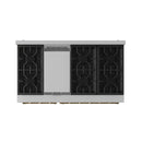 Gordon Ramsay by Thor Kitchen 3-Piece Appliance Package - 48-Inch Propane Gas Range, Double Oven, 36-Inch Refrigerator, and Dishwasher in Stainless Steel with Bronze Trim