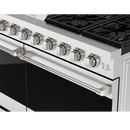 Gordon Ramsay by Thor Kitchen 48-Inch Professional Natural Gas Range with 6.8 Cu. Ft. Double Oven in Stainless Steel (RSG48E)