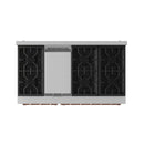 Gordon Ramsay by Thor Kitchen 4-Piece Appliance Package -  48-Inch Natural Gas Range, Wall Mount Range Hood, 36-Inch French Door Refrigerator, and Dishwasher in Stainless Steel with Rose Gold Trim