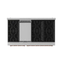 Gordon Ramsay by Thor Kitchen 4-Piece Appliance Package -  48-Inch Propane Gas Range, Wall Mount Range Hood, 36-Inch French Door Refrigerator, and Dishwasher in Stainless Steel with Rose Gold Trim