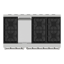 Gordon Ramsay by Thor Kitchen 48-Inch Professional Natural Gas Range with 6.8 Cu. Ft. Double Oven in Stainless Steel (RSG48E)