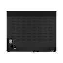 Gordon Ramsay by Thor Kitchen 4-Piece Appliance Package -  48-Inch Natural Gas Range, Wall Mount Range Hood, 36-Inch French Door Refrigerator, and Dishwasher in Black with Blue Trim