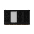 Gordon Ramsay by Thor Kitchen 3-Piece Appliance Package - 48-Inch Gas Range with Double Oven, 36-Inch Refrigerator, and Dishwasher in Black with Bronze Trim