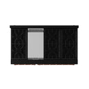 Gordon Ramsay by Thor Kitchen 48-Inch Professional Natural Gas Range with 6.8 Cu. Ft. Double Oven in Black with Rose Gold Trim (RSG48EB-RSG)