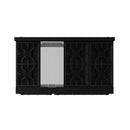 Gordon Ramsay by Thor Kitchen 4-Piece Appliance Package -  48-Inch Propane Gas Range, Wall Mount Range Hood, 36-Inch French Door Refrigerator, and Dishwasher in Black