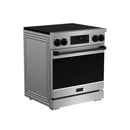 Gordon Ramsay by Thor Kitchen 30-Inch Professional Induction Range with Tilt Panel Touch Control in Stainless Steel with Black Trim (RSI30-BLK)