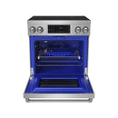 Gordon Ramsay by Thor Kitchen 30-inch PRO Style Smooth Glass Top Induction Range and 4.55 Cu. Ft. Oven with Air Fryer and Self Clean in Stainless Steel (RSI30)