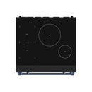 Gordon Ramsay by Thor Kitchen 30-Inch Professional Induction Range with Tilt Panel Touch Control in Black with Blue Trim (RSI30B-BLU)