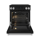 Gordon Ramsay by Thor Kitchen 30-Inch Professional Induction Range with Tilt Panel Touch Control in Black with Stainless Steel Trim (RSI30B-SS)