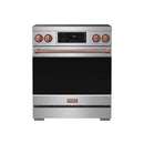 Gordon Ramsay by Thor Kitchen 30-Inch Professional Induction Range with Tilt Panel Touch Control in Stainless Steel with Rose Gold Trim (RSI30-RSG)