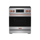 Gordon Ramsay by Thor Kitchen 30-Inch Professional Induction Range with Tilt Panel Touch Control in Stainless Steel with Rose Gold Trim (RSI30-RSG)