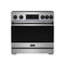 Gordon Ramsay by Thor Kitchen 36-Inch Professional Induction Range with Tilt Panel Touch Control in Stainless Steel with Black Trim (RSI36-BLK)
