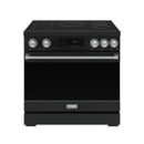 Gordon Ramsay by Thor Kitchen 36-Inch Professional Induction Range with Tilt Panel Touch Control in Black and Stainless Steel (RSI36B-SS)