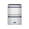Gordon Ramsay by Thor Kitchen 24-Inch Undercounter Built-In / Freestanding Drawer Freezer in Stainless Steel with Blue Trim (RZ24U-BLU)