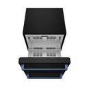Gordon Ramsay by Thor Kitchen 24-Inch Undercounter Built-In / Freestanding Drawer Freezer in Black with Blue Trim (RZ24UB-BLU)