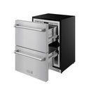Gordon Ramsay by Thor Kitchen 24-Inch Undercounter Built-In / Freestanding Drawer Freezer in Stainless Steel (RZ24U)
