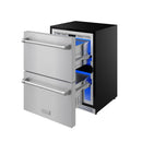 Gordon Ramsay by Thor Kitchen 24-Inch Undercounter Built-In / Freestanding Drawer Freezer in Stainless Steel (RZ24U)