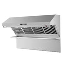 Forno 2-Piece Appliance Package - 60-Inch Gas Range and Wall Mount Range Hood in Stainless Steel