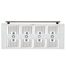 Forno Aria 60-Inch Wall Mount Range Hood in White with Antique Brass Handle (FRHWM5095-60WHT)