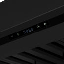 Forno Valente 36-Inch Range Hood in Black with 427 CFM, 3 Speeds, Dishwasher Safe Baffle Filters, LED Lights and Remote Control (FRHWM5099-36CPBLK)