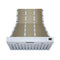 Forno Valente 36-Inch Range Hood in White with 427 CFM, 3 Speeds, Dishwasher Safe Baffle Filters, LED Lights and Remote Control (FRHWM5099-36CPWHT)