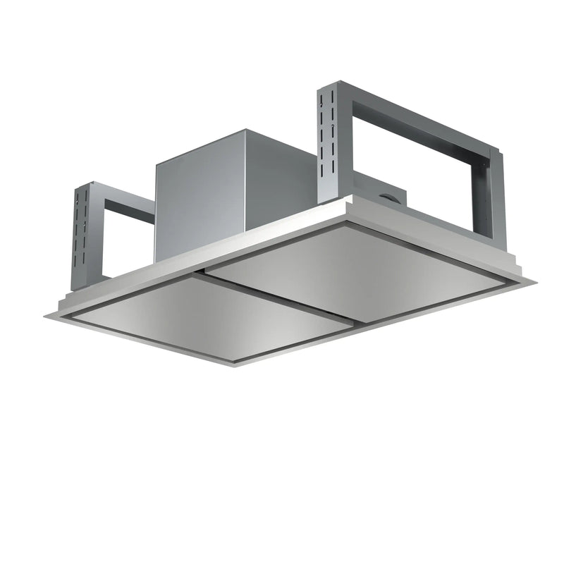 Forno Arezzo 44-Inch Recessed Ceiling Range Hood in Stainless Steel with 1200 CFM Motor (FRHRE5312-44)