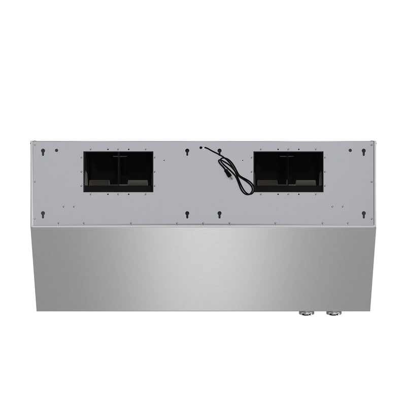 Forno Biagio 48-Inch 1200 CFM Under Cabinet Range Hood in Stainless Steel (FRHWM5009-48)