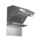 Forno 5-Piece Pro Appliance Package - 30-Inch Dual Fuel Range, 60-Inch Pro-Style Refrigerator, Wall Mount Hood with Backsplash, 24-Inch Microwave Oven, & 3-Rack Dishwasher in Stainless Steel