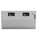 Forno Savona 48-Inch Wall Mount Range Hood with Red Light Warmer, Shelf/Backsplash, and 1200 CFM Motor (FRHWM5029-48HB)