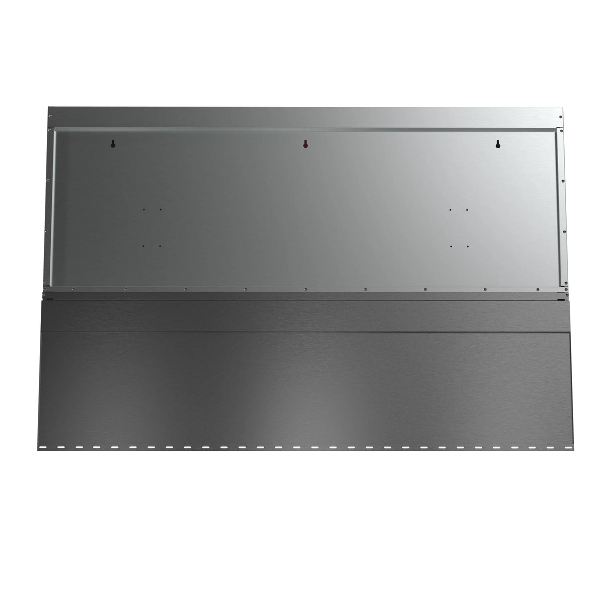 Stainless steel wall-mount range hood underside panel