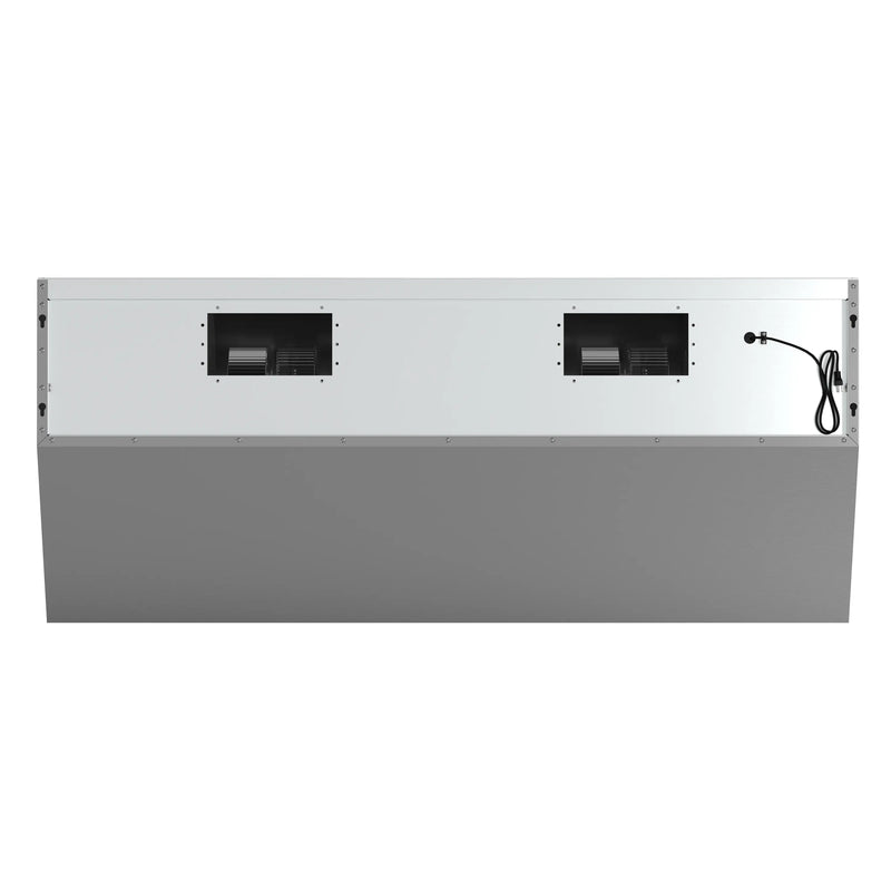 Forno Savona 60-Inch 1200 CFM Wall Mount Range Hood with Hybrid Filters and Back Splash in Stainless Steel (FRHWM5029-60HB)