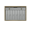 Forno Galiano 4-Piece Appliance Package - 36-Inch Gas Range, 36-Inch Hood, 36-Inch Refrigerator, & 24-Inch Dishwasher in Black with Antique Brass Trim