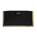 Forno 5-Piece Appliance Package - 48-Inch Gas Range, 60-Inch Convertible Refrigerator with Modern Trim, Dishwasher, and 30-Inch Microwave Drawer in Black with Antique Brass Handle