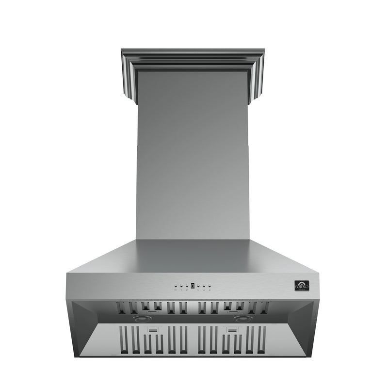 Forno Orvieto 36-Inch 1200 CFM Wall Mount Range Hood in Stainless Steel (FRHWM5094-36)