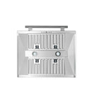 Forno 5-Piece Appliance Package - 30-Inch Electric Range, Wall Mount Range Hood, 60-Inch Refrigerator, Dishwasher, and 24-Inch Microwave Oven in Stainless Steel