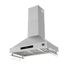Forno Venezia 36-Inch Wall-Mounted Range Hood in Stainless Steel (FRHWM5503-36)