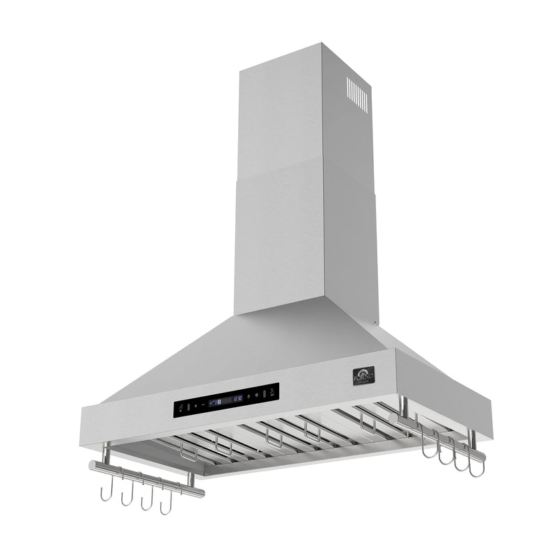 Forno Venezia 36-Inch Wall-Mounted Range Hood in Stainless Steel (FRHWM5503-36)