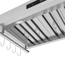 Forno Venezia 36-Inch Wall-Mounted Range Hood in Stainless Steel (FRHWM5503-36)