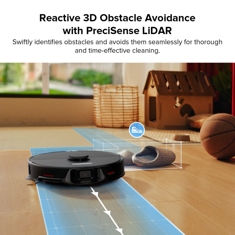 Roborock S8 Max Ultra with  8-in-1 RockDock® Ultra with 10000 Pa Suction Power and VibraRise Mopping System