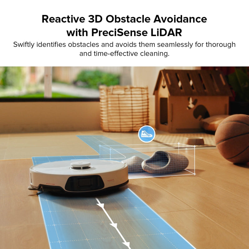 Roborock S8 Max Ultra with  8-in-1 RockDock® Ultra with 10000 Pa Suction Power and VibraRise Mopping System