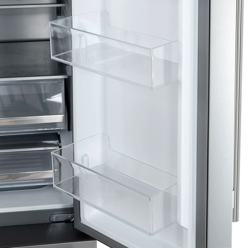 Forno Aosta 36-inch French Door Refrigerator with 22.4 Cu. Ft. External Water Dispenser & Freezer Automatic Ice Maker in Stainless Steel (FFFFD1866-36SB)