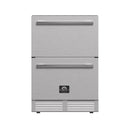 Forno Cosenza 24-Inch 4.69 cu.ft. Built-In Indoor/Outdoor Drawer Freezer with Ice Maker (FDRBI1838-24S)