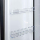 Forno 4-Piece Appliance Package - 36-Inch Dual Fuel Range, 60-Inch Convertible Refrigerator with Modern Trim, Dishwasher, and 24-Inch Microwave Oven in Black with Antique Brass Handle