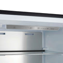 Forno 4-Piece Appliance Package - 48-Inch Gas Range, 60-Inch Convertible Refrigerator with Modern Grille Trim, Dishwasher, and 30-Inch Microwave Oven in Black with Antique Brass Handle